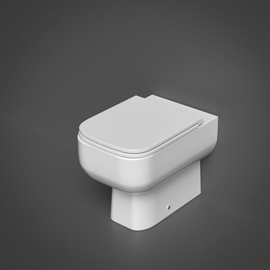 Rak Ceramics - rak Series 600 Rimless Back to Wall Toilet - Slimline Sandwich Urea Soft Close Seat