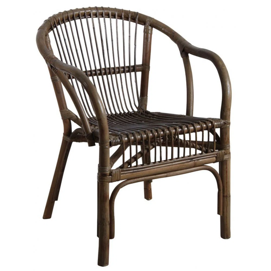 Grey Rattan Armchair Bandung