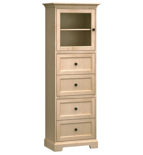 1 -Door 4 -Drawer Storage Cabinet