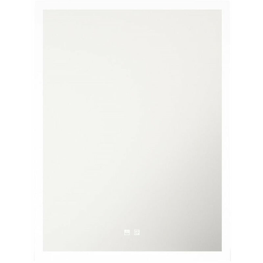 600 x 800mm IP44 led Bathroom Mirror & Demister - Tunable White Diffused Border