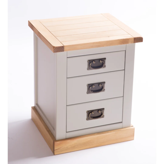 Calliope 3 Drawer Bedside Table