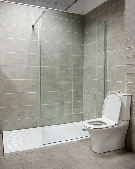 Gough Frameless Tempered Glass Pivot Shower Door