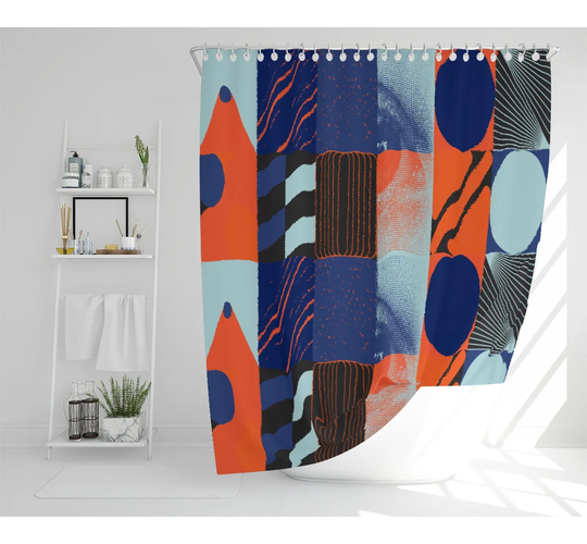 Leiser Polyester Shower Curtain Set