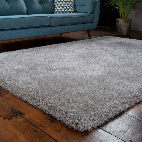Godwin Handmade Shag Grey Rug