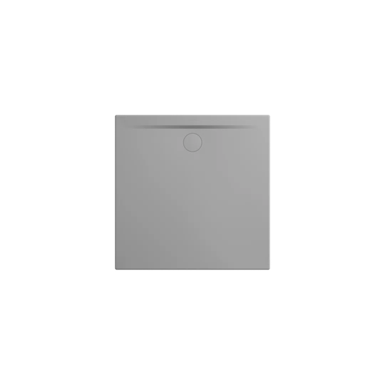 Superplan Zero 700 x 700 mm Steel Enamel Shower Tray - Cold Grey 30