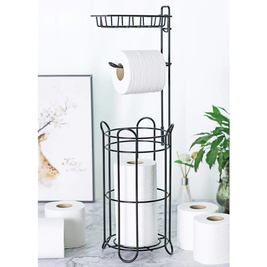 Wicklund Free Standing Toilet Roll Holder