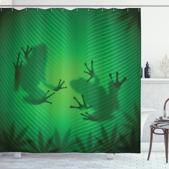 Bornie 13 Piece Polyester Shower Curtain Set
