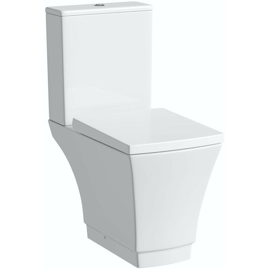 Mode - Austin close coupled toilet with soft close seat - White