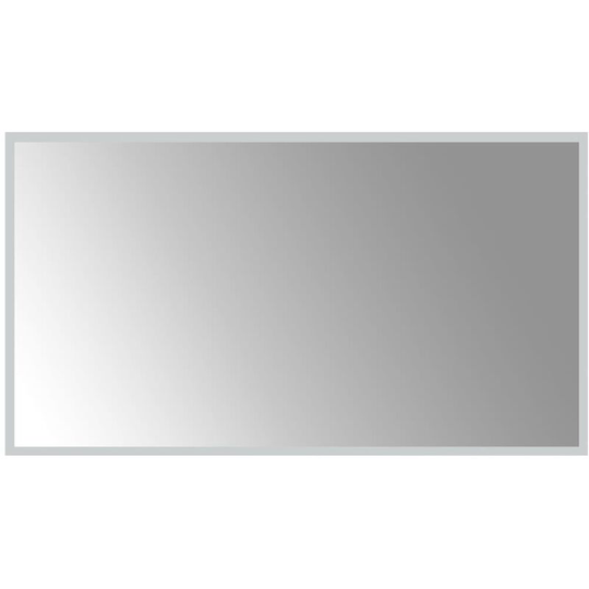 Led Bathroom Mirror 90x50 cm Vidaxl Transparent