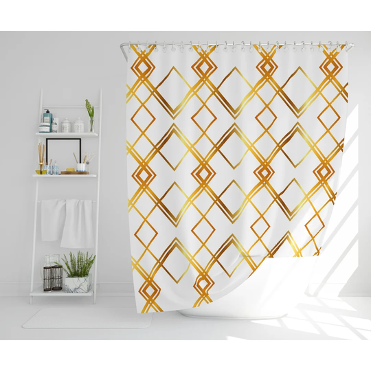 Gussie Polyester Shower Curtain