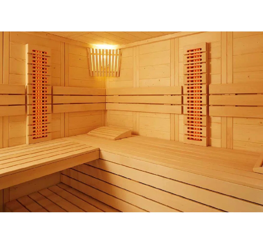 ARKTIS INFRA+ Infrared Sauna Cabin By SENTIOTEC 234X206 Cm