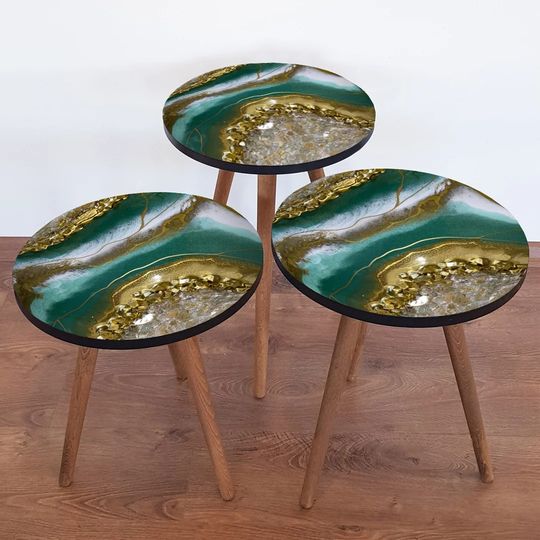 Aube 3 Piece Nest of Tables