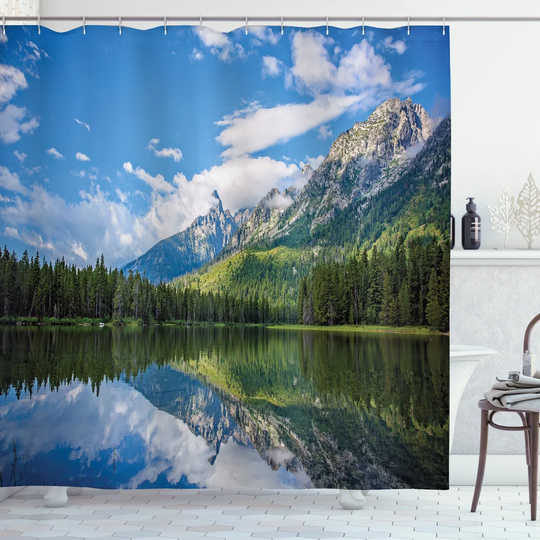 Birchler 13 Piece Polyester Shower Curtain Set
