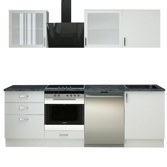 Ardara 150Cm H x 240Cm W x 60Cm D Kitchen Cabinet