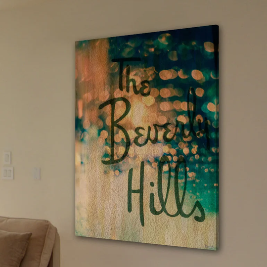 'The Beverly Hills' by East Urban Home Textual Art on Wrapped Canvas