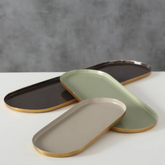 Espino 3 Piece Serving Tray Set