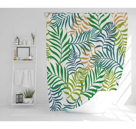 Elle-Louise Polyester Shower Curtain