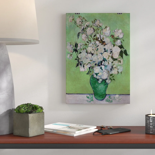 'White Roses' by Vincent Van Gogh Painting print