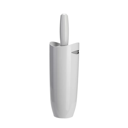 Plastic Free-Standing Toilet Brush and Holder