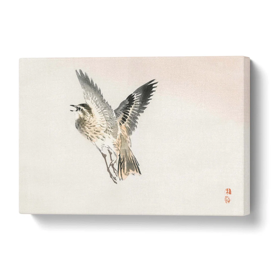 'Sparrow Bird' by Kono Baireir - Wrapped Canvas Painting Print