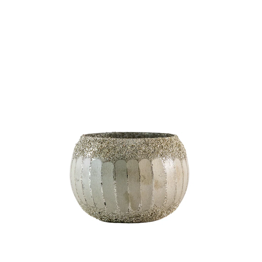9.5Cm Glass Tabletop Tealight Holder