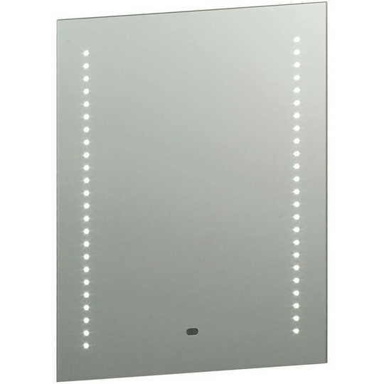 Spegel led Bathroom Mirror Glass,Silver Steel,Mirror Glass 60 Cm