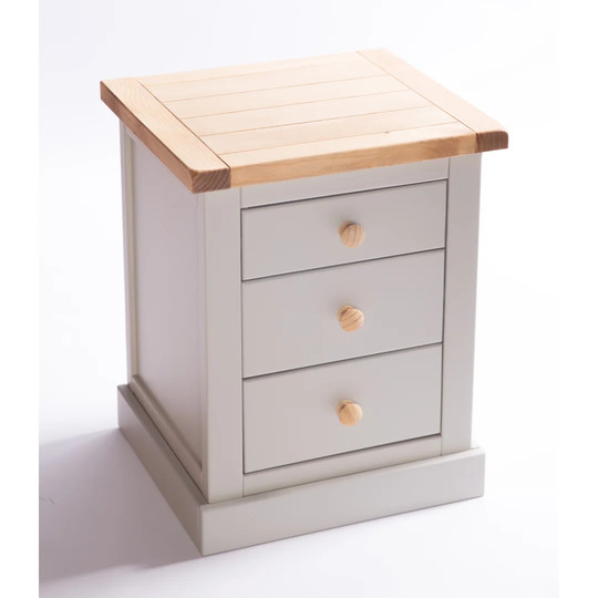 Beatrix 3 Drawer Bedside Table