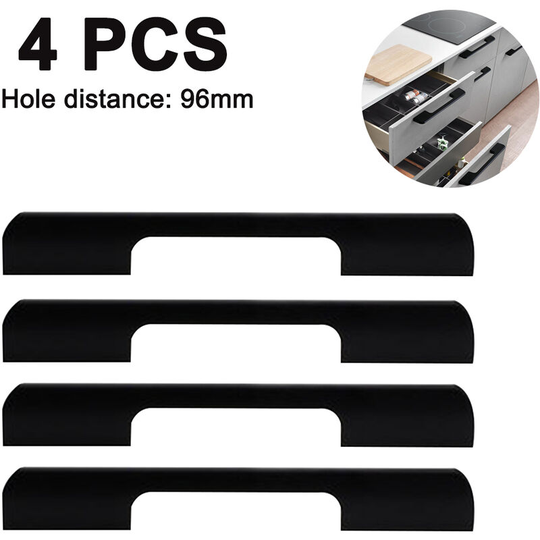 pieces furniture handles, matte,Stainless steel furniture handles for kitchen cabinet doors, railing handles with screw handles, matte