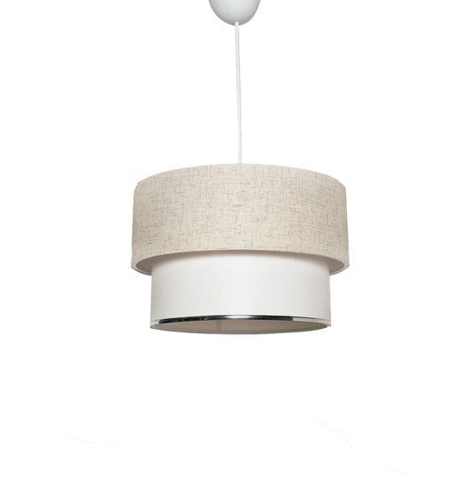Oswayo 1-Light Shaded Drum Pendant
