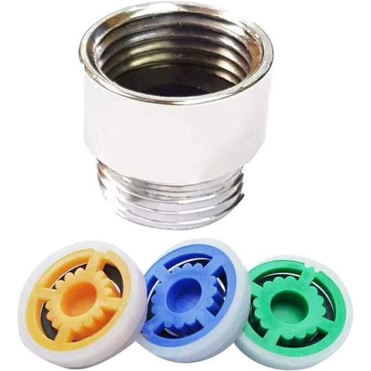 4 Pieces Shower Reducer, Regulated Flow Shower, Shower Flow Regulator, Water Flow Limiter, Durable Copper Shell Shower Flow Reducer for Hotel,
