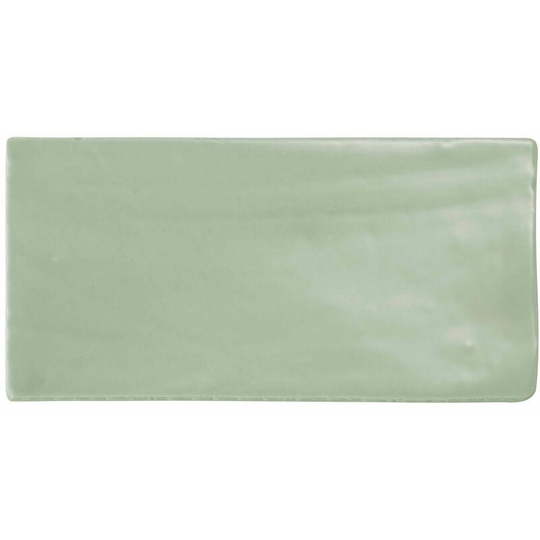 Bespoke Sage Green Ceramic Tile Sample - Green - Amiata