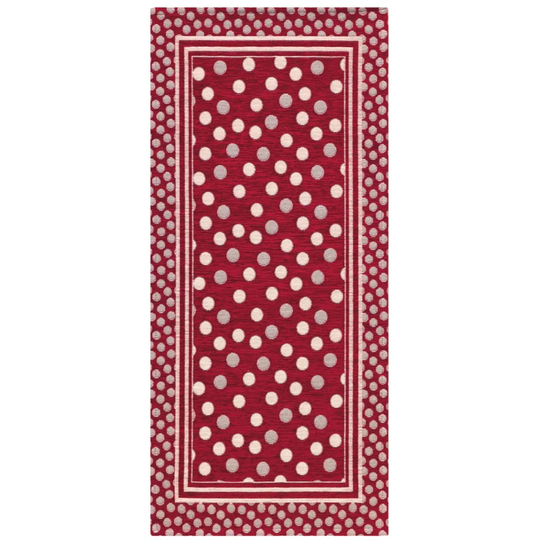 Edie Sphere Hooked Red Rug