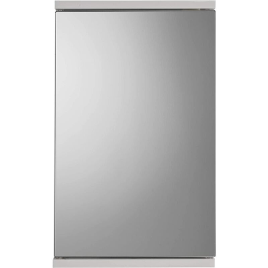 Simplicity Single Door Corner Bathroom Cabinet, White - Croydex