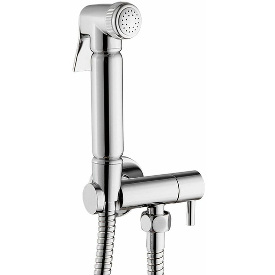 KBK-016 douche bidet diverter kit: round - Chrome - Keenware