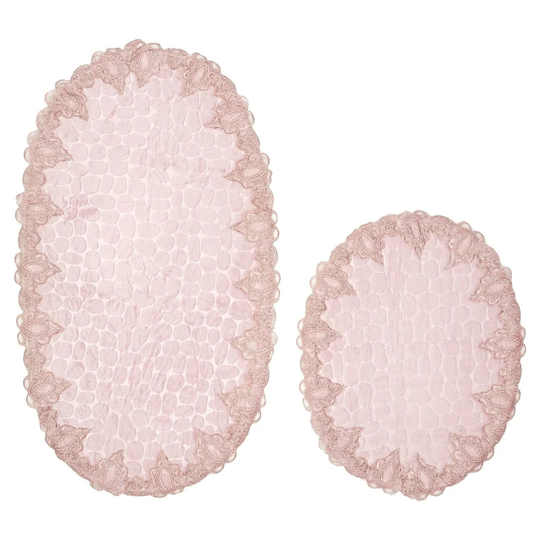 Valle 2 Piece set Oval Bath Mat