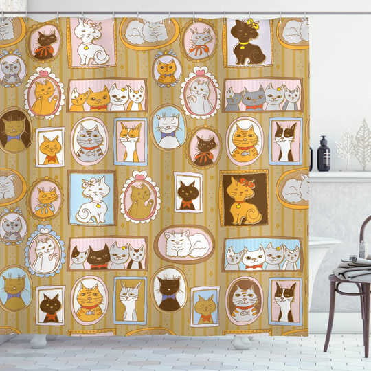 Blaklee 13 Piece Polyester Shower Curtain Set