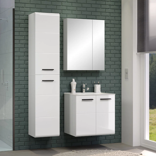 Hadessah 3 Piece 600mm Bathroom Furniture Suite