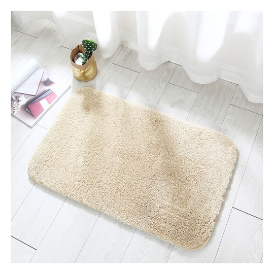 Perleraregb - 40 * 60 cm Bath mats plush carpet anti-slip door mats Domestic decorative carpet bathroom door mats Bathroom mats Non-slip carpet