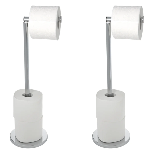 2 in 1 Free-Standing Toilet Brush & Holder Set