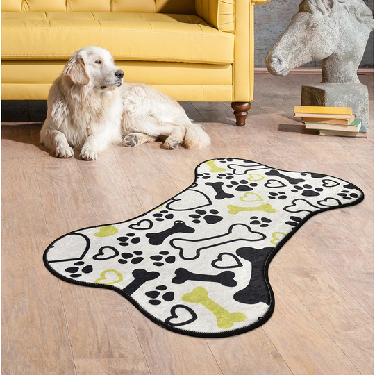 Manus Shaggy Black Rug