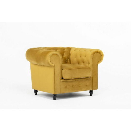 Hollis Armchair Mustard - Mustard