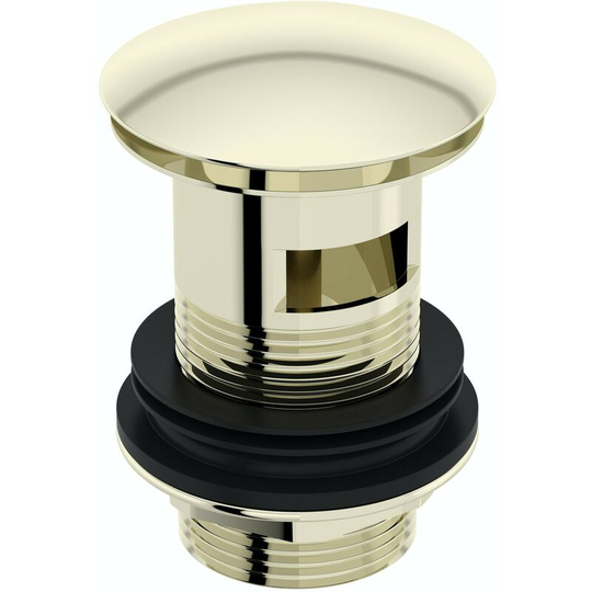 Mode - Spencer click clack slotted gold basin waste - Gold