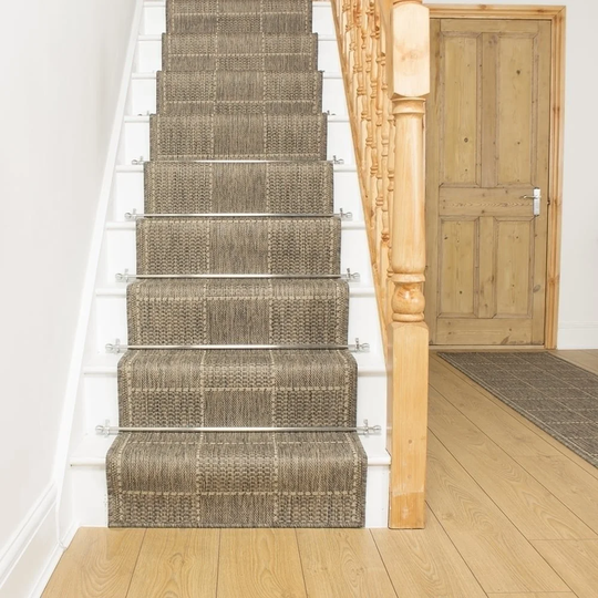 Lometa Stair Looped Brown Rug