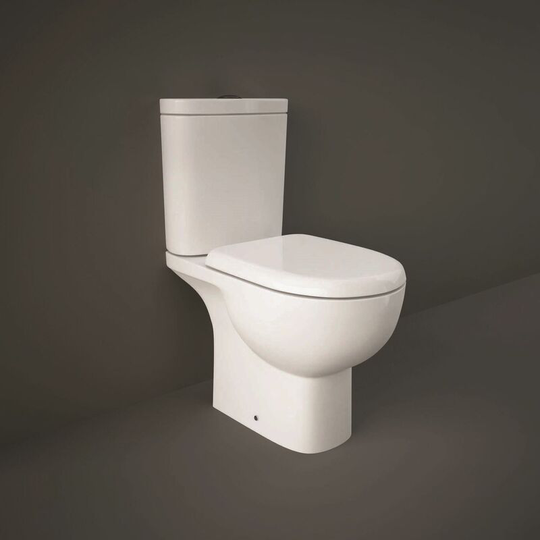 Rakceramics - rak Ceramics Tonique Access Close Coupled Toilet Soft Close Seat - White
