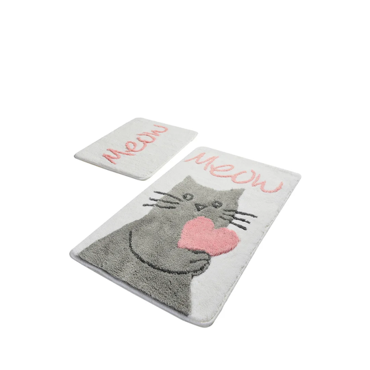 Lizzie 2 Piece set Rectangle Bathmat