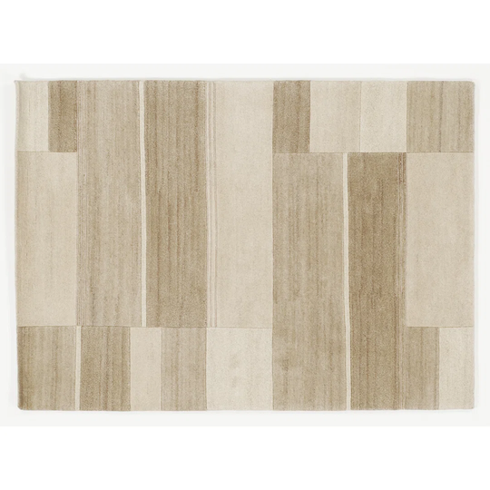 Kyla Hand Knotted Wool Beige Rug