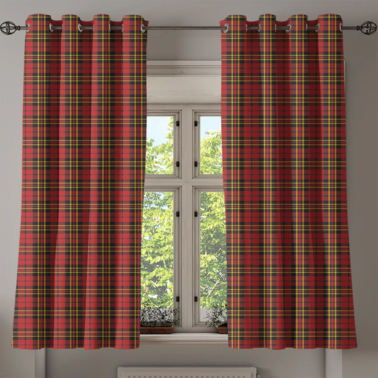 Jonina Checkered Semi Sheer Thermal Curtains
