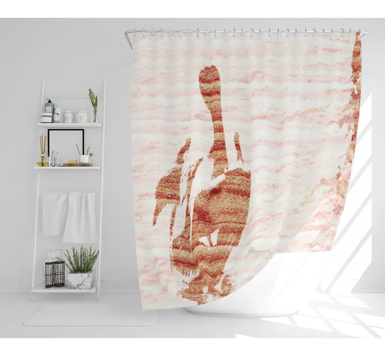 Puffin Designer Shower Curtain