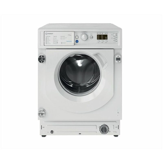 Indesit - BIWDIL75125UKN 7kg/5kg 1200 Spin Intergrated Washer Dryer - White