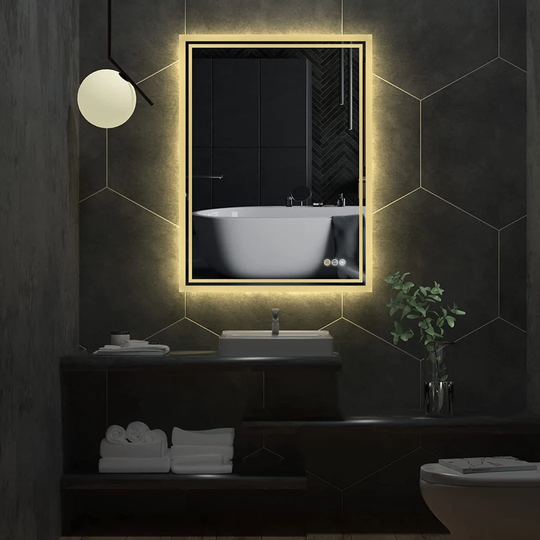 Backlit LED Bathroom Vanity Mirror Anti-Fog
